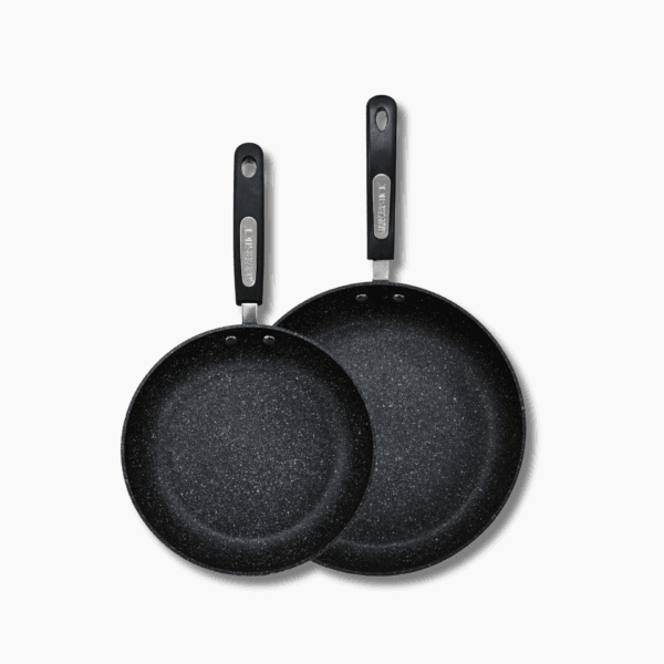 Scoville Neverstick 2 Piece Frying Pan Set. Small and Large Frying Pan Set. Non Stick Frying Pans