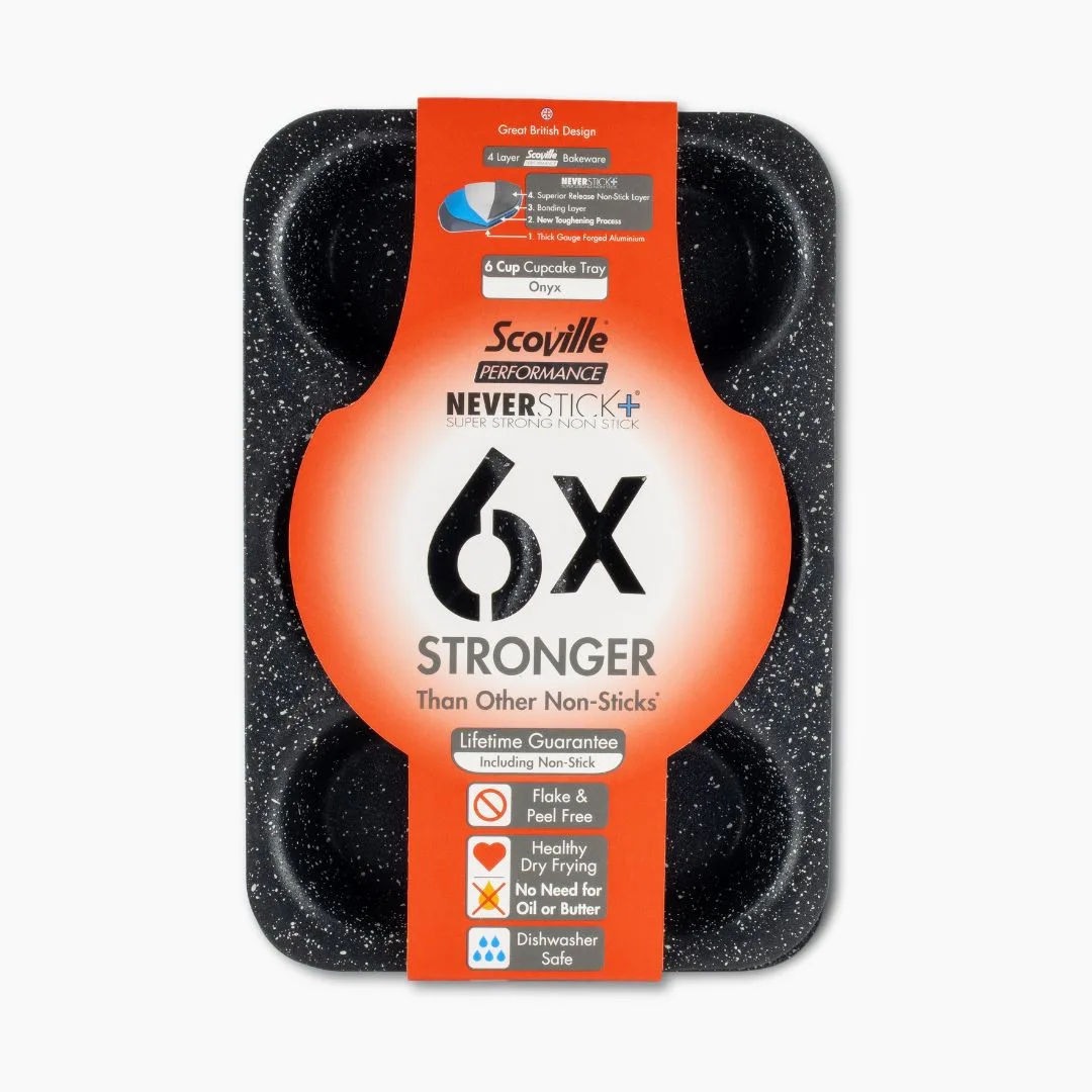 Performance Neverstick+ 6 Cup Cupcake Tray - Image 5