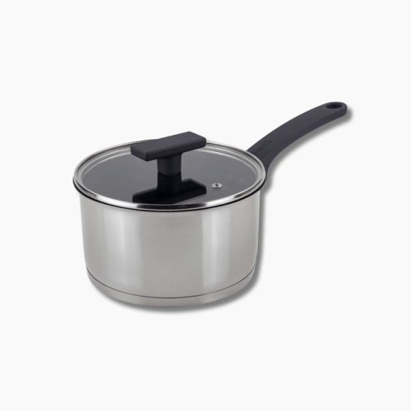 Scoville Live Well 18cm Saucepan. 18cm Stainless Steel Saucepan. Non Stick 18cm Stainless Steel Saucepan. Stainless Steel Saucepan Non-Stick. Stainless Steel Saucepan with Lid. 18cm Saucepan