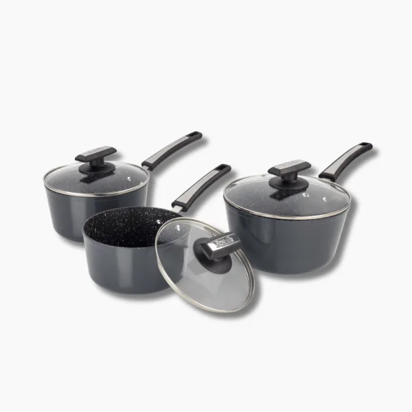 Scoville Sky Neverstick 3 Piece Saucepan Set
