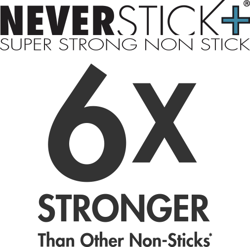 Scoville Neverstick+ Super Strong Non Stick, 6X Stronger Than Other Non-Sticks 