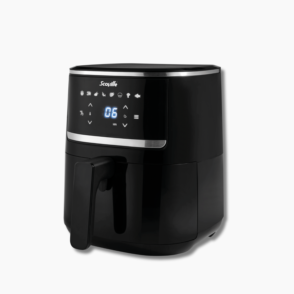 Scoville Black 4.3L Digital Air Fryer Kitchen Appliances