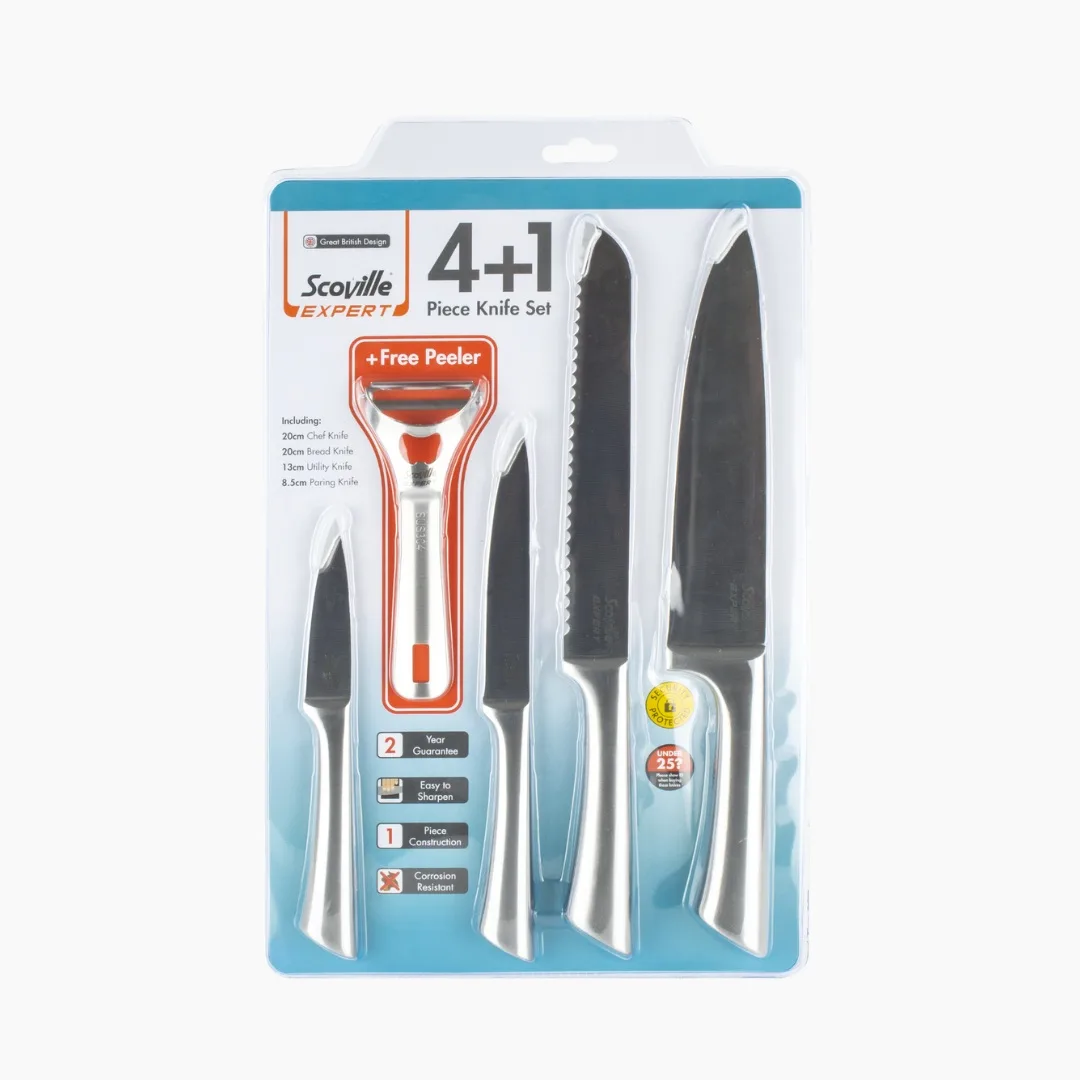 Expert 4+1 Piece Knife Set - Image 7