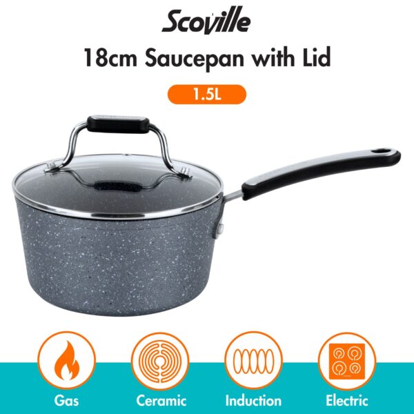Scoville Expert Neverstick+ 18cm Saucepan