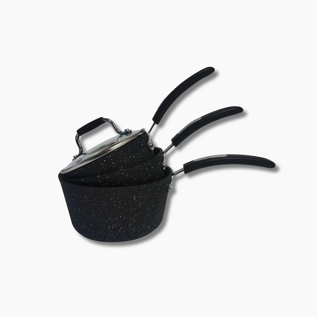 Neverstick 3 Piece Saucepan Set - Image 3