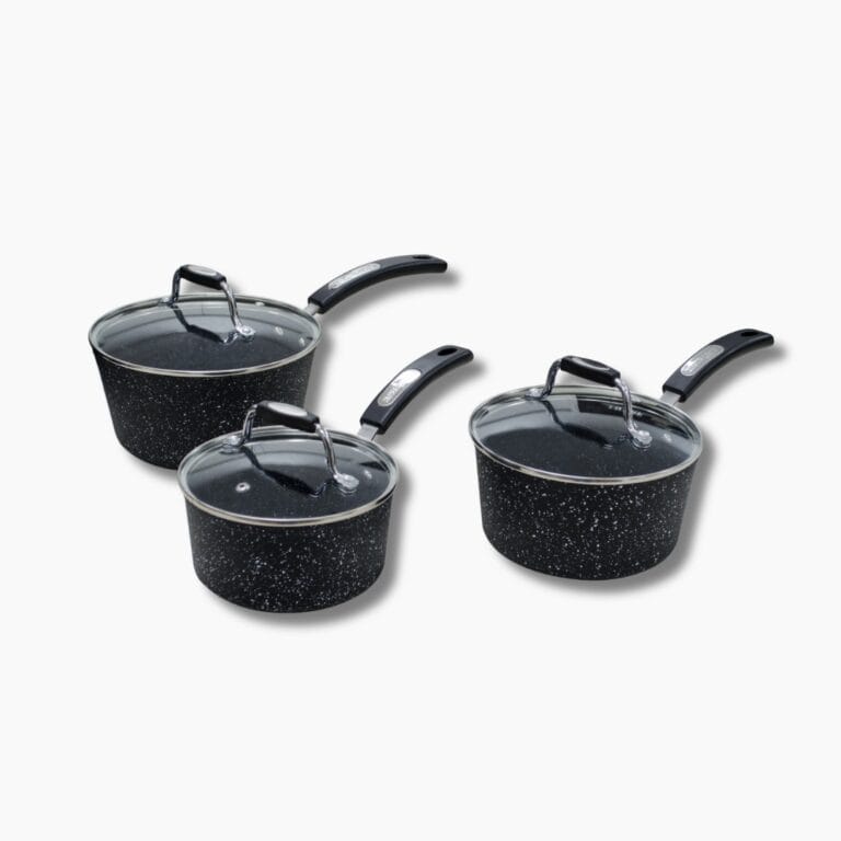 Scoville Neverstick 3 Piece Saucepan Set 16,18 & 20cm