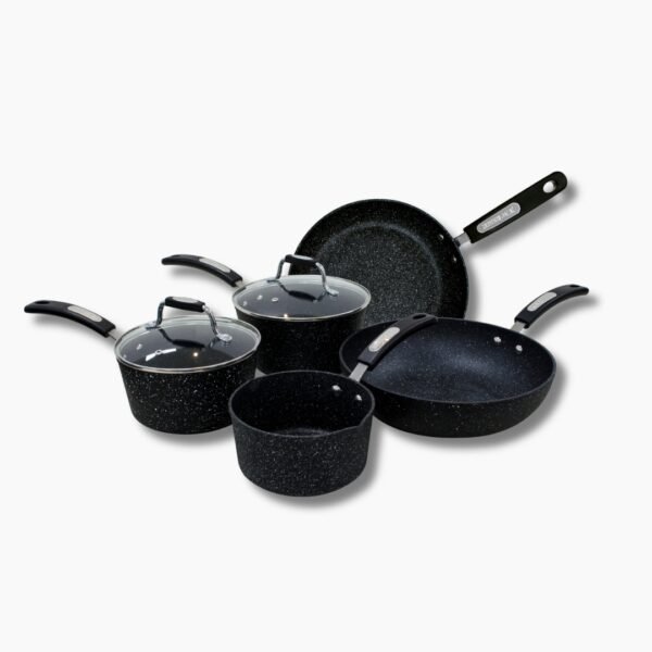 Scoville Neverstick 5 Piece Cookware Set - Pots and Pans Set Neverstick