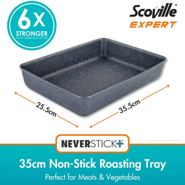 Scoville Expert Neverstick+ 35cm Roaster for Oven