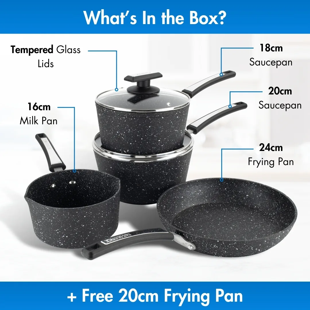Xtra Neverstick 4+1 Cookware Set - Image 2