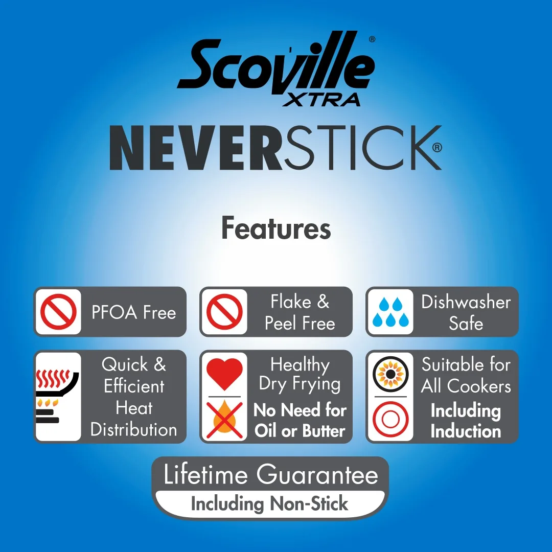 Xtra Neverstick 4+1 Cookware Set - Image 7