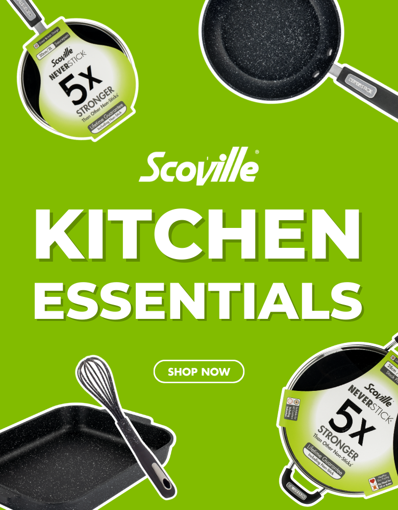 Scoville Kitchen Essnetials Banner for Mobile | Scoville