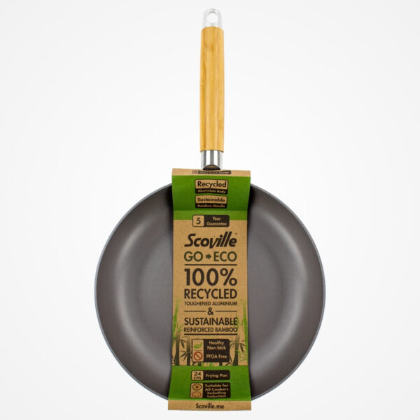 Scoville Go Eco 24cm Frying Pan with Wooden Handle