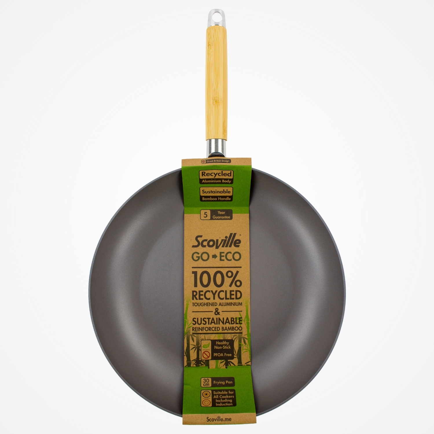 Scoville Go Eco 30cm Frying Pan for Larger Portions and Family Meals
