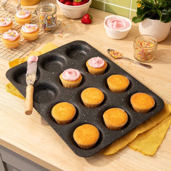 Scoville Neverstick 12 Cup Cupcake Tray for Oven