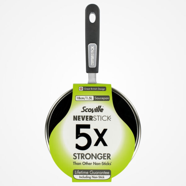 Scoville Neverstick 18cm Saucepan with Lid