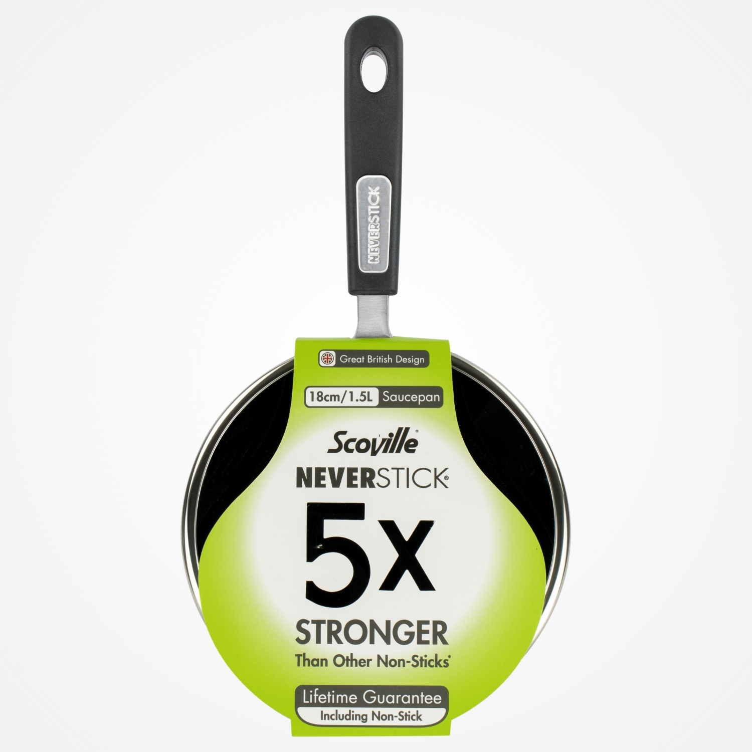 Scoville Neverstick 18cm Saucepan with Lid