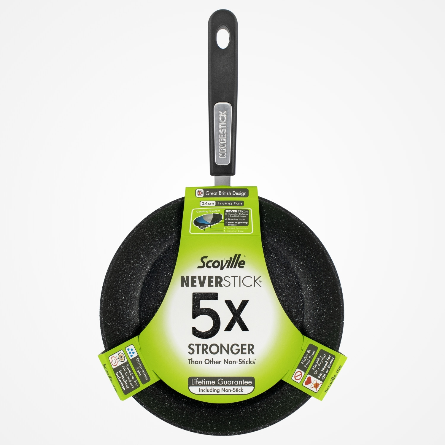 Scoville Neverstick 24cm Frying Pan for Everday Cooking