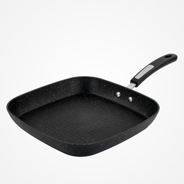 Scoville Neverstick 28cm Grill Pan for Grilling Steaks, Burgers and Chicken