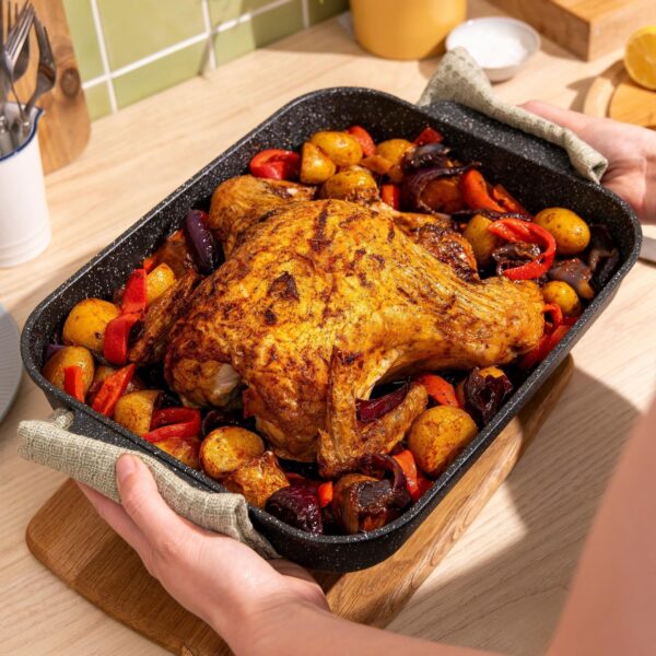 Scoville Neverstick 32cm Roaster for Meats, Vegetables and More