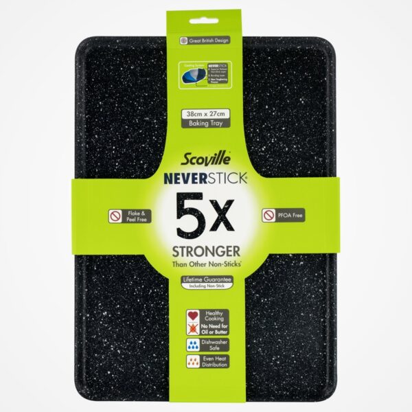 Scoville Neverstick 38cm Baking Tray for Oven. Large Non Stick Oven Tray