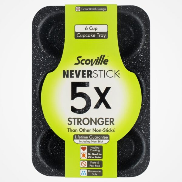 Scoville Neverstick 6 Cup Cupcake Tray for Oven