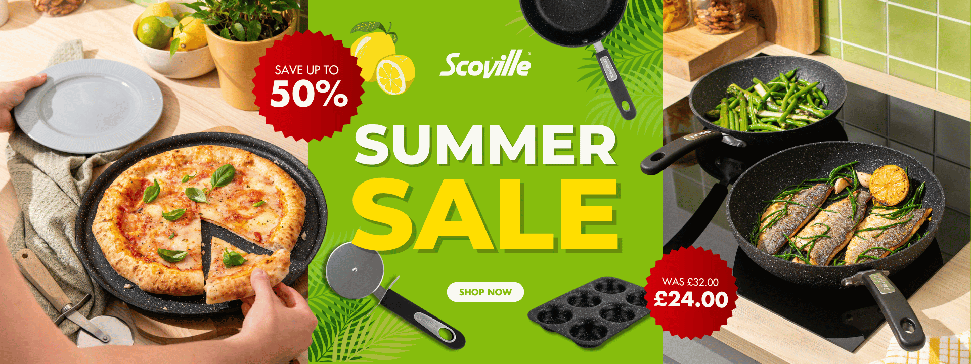 Scoville Summer Sale Banner 2026 Desktop | Scoville