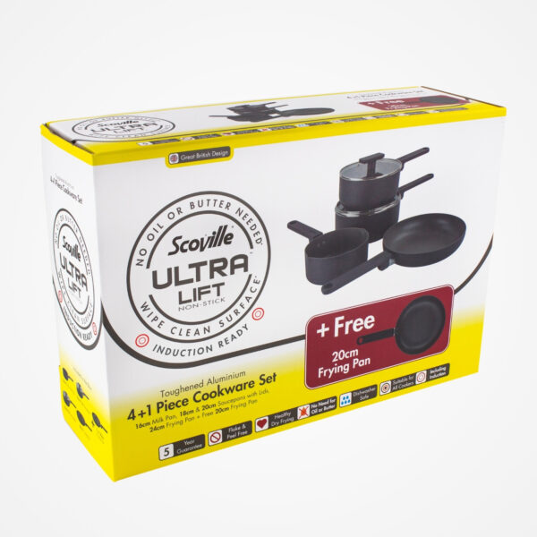 Scoville Ultra Lift 4+1 Cookware Set